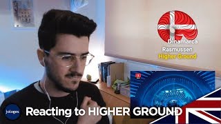 REACTING TO HIGHER GROUND Rasmussen  Denmark  Eurovision 2018  Jologe [upl. by Sherurd]