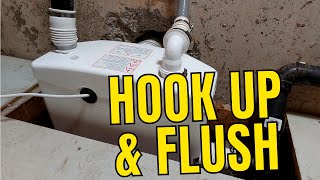 Install a Saniflo Macerator Pump  Plumbing Instructions [upl. by Yrojram]