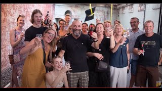 Dr Braddon Snape — PHD graduation celebration at the LockUp Gallery in Newcastle NSW [upl. by Sousa936]