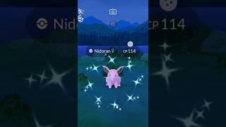 Shiny female Nidoran Pokemon GO [upl. by Nivri]