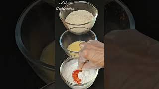 Jhinga achali fry masala recipe restaurant style cookingchannel video food mediumspicy bajji [upl. by Odnanref987]