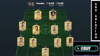 EAFC 25  League and Nation Hybrid  Fiendish  FC25 SBC Solution [upl. by Anahtor]