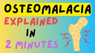 Osteomalacia Explained In 2 Minutes Vitamin D  Calcidiol  Calcitriol  Diagnosis and Treatment [upl. by Dynah]