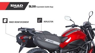 Bolsas laterales para moto Shad SL58 [upl. by Ahsekar]