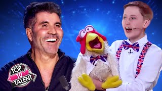 Best Ventriloquists on Got Talent [upl. by Henni]