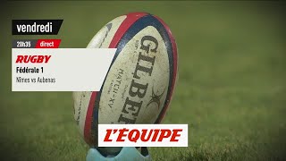 Nîmes vs Aubenas bandeannonce  RUGBY  FÉDÉRALE 1 [upl. by Rhianna]