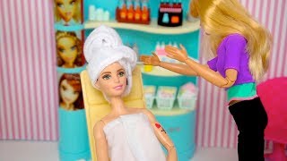 Barbie Doll LOL Family New House Morning Routine Ambulance Supermarket  Beauty Salon [upl. by Ovida]