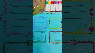 paper notes doodleshortsfeedshortsviralshortsvideoart [upl. by Nnylyma580]