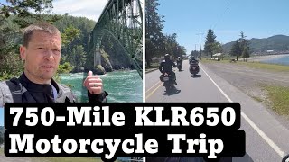 Motorcycle Trip on a KLR650 with Sport Bikes  Can the KLR do it [upl. by Renick]