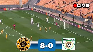 HUGE WINNING  Kaizer Chiefs vs Baroka FC 80 Club Friendly Match  Sirino Hat trick [upl. by Rodavlas978]