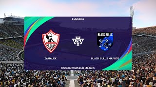 Zamalek vs Associação Black Bulls 27112024 CAF Confederations Cup PES 2021 [upl. by Niccolo]