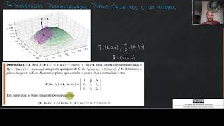 Superfícies Parametrizadas 6  Planos Tangentes e Vetores Normais [upl. by Azaria]