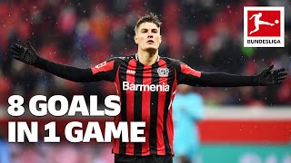 Crazy 8 Goal Game in Leverkusen  Patrik Schick with 4 Goals [upl. by Enigroeg553]