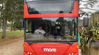 Morebus 2008 Scania N270UD OMNICity HW58 ARU on the 35 to Wareham Forest [upl. by Halihs361]