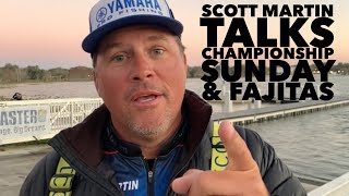 Scott Martin talks Championship Sunday amp Fajitas on Day 4 of the Harris Chain Bass Elite shorts [upl. by Lula]