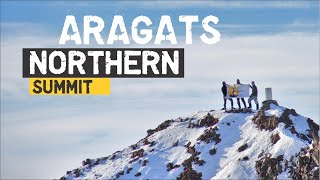 Climbing the Northern Summit of Mount Aragats  ArmGeo  Ձմեռային վերելք Արագածի Հյուսիսային գագաթ [upl. by Primrosa]