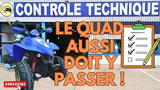 Contrôle Technique pour le Quad PARTIE 1 LE CONTRÔLE ET SON RÉSULTAT quads fyp pov fail [upl. by Fairbanks]