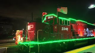 Canadian Pacific Christmas Train 2024 A Magical Holiday Journey  Montreal Canada  West Station🎄🚂 [upl. by Ynelram486]