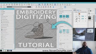 Learn How To Digitize Designs For Embroidery Machines 🤓  Step By Step Digitizing Tutorial 🧵  👍🏽 [upl. by Divd]