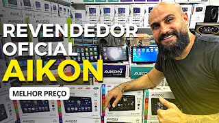 CENTRAL MULTIMIDIA AIKON COM O MELHOR PREÇO  REVENDEDOR OFICIAL DA AIKON [upl. by Cheng]