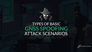 Types of basic GNSS spoofing attack scenarios [upl. by Emiline]