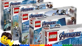 LEGO Avengers Endgame sets Overview amp thoughts [upl. by Britton735]