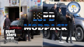 GTASA  REL MODPACK LSPD SAMP  IVF  PATROL UNIT  LAPD BASED [upl. by Atelahs]