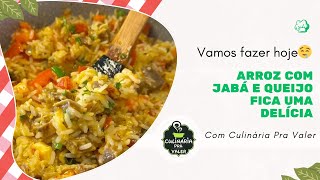 Arroz com Jabá e Queijo [upl. by Kcirevam]