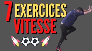 COMMENT AMÉLIORER SA VITESSE au Football 7 EXERCICES SANS MATERIELS [upl. by Kynthia3]