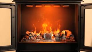 Dimplex Oakhurst  Optimyst 3D electric stove [upl. by Ecirtac]