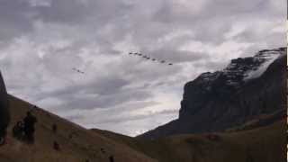 Fliegerschiessen Schweizer Luftwaffe Axalp 2012 FullHD Swiss army aircraft shooting [upl. by Faus]