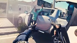 😡IL TOMBE SUR LE MAUVAIS MOTARD🥊 BEST OF 2023 [upl. by Yrtneg]