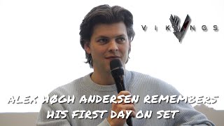 Alex Høgh Andersen looks back on his first day on the set of Vikings [upl. by Ainatnas941]