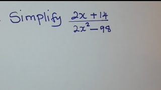 How To Simplify Fractional Algebraic Expressions – Step By Step Guide tutorial Part 1 [upl. by Ikkin]