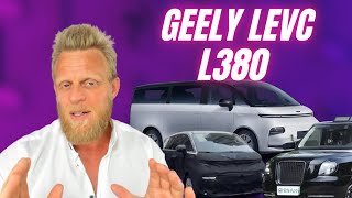 Geely’s reveal new LEVC L380 electric MPVVan [upl. by Siwel473]