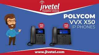 Jivetel Training Video  How to use your Polycom VVX 250 450 and other VVX x50 phones [upl. by Rufford]