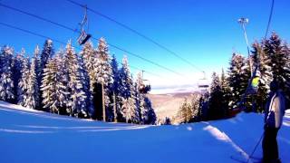 Borovets skiing Saturday 21st Jan 2017 [upl. by Einaffyt234]