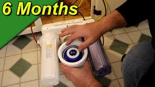 6 Month Filter Change iSpring Under Sink Reverse Osmosis Filter RCC7AK  The Fixit Shed [upl. by Enier]