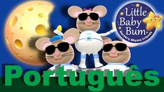 Três Ratos Cegos  Canções infantis  LittleBabyBum [upl. by Staffan]