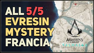 All 5 Evresin Mystery Assassins Creed Valhalla [upl. by Dduj]