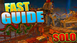 SOLO DIE RISE EASTER EGG FAST GUIDE RICHTOFEN PLUTONIUM MOD [upl. by Wolcott]