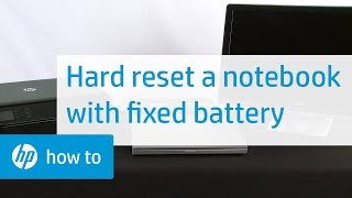 Hard or Force Reset a Fixed Battery  HP Notebooks  HP Support [upl. by Cioffred]