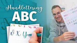 Handlettering ABC  Zwei Schriften die du lernen MUSST 😍 [upl. by Eugen235]