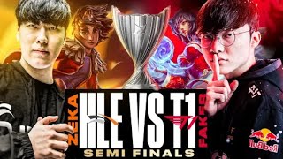 FAKER VS ZEKA  T1 VS HLE SEMIFINALS  LCK SPRING 2024  CAEDREL [upl. by Jasmine]