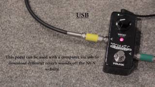 NUX Oceanic Reverb Mini Pedal Plate Reverb By Ryan Lutton [upl. by Tamberg699]