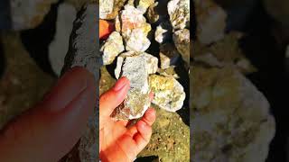 Finding gold  Natural gold catch part 19 crystals goldminers goldclothing gemstone youtube [upl. by Icat]