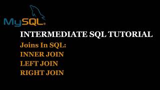 Learn SQL Joins in 4 mins  Inner Join  Left Join  Right Join  SQL Joins Tutorial [upl. by Agata712]