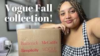 Vogue pattern haul Fall 2024 patterns  new Vogue patterns  new sewing patterns [upl. by Cardew]