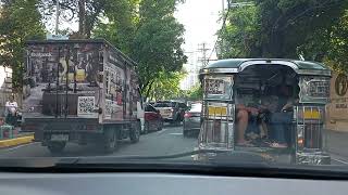 Driving through the streets of Manila  Apr 24 2024 [upl. by Ellinad]