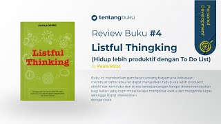 Review Buku 4 Listful Thingking Hidup lebih produktif dengan To Do List by Paula Rizzo [upl. by Kati]